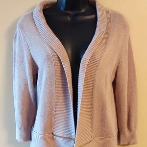 Ivanka Trump Tan Cardigan Sweater